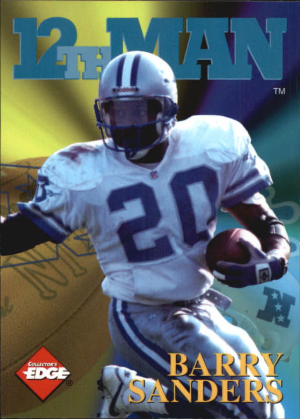 1995 Collector's Edge Football 12th Man Redemption Insert Singles - You Choose - Picture 20 of 48