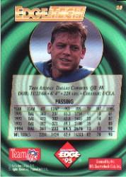 1995 Collector's Edge EdgeTech Circular Prisms #20 Troy Aikman back image