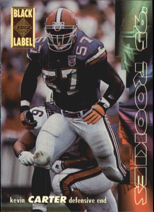 1995 Collector's Edge Rookies Black Label #4 Kevin Carter