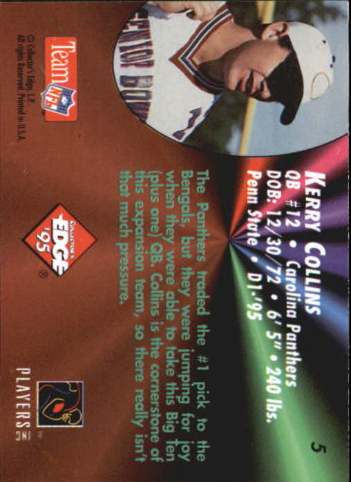 1995 Collector's Edge Football Card Pick (Inserts)