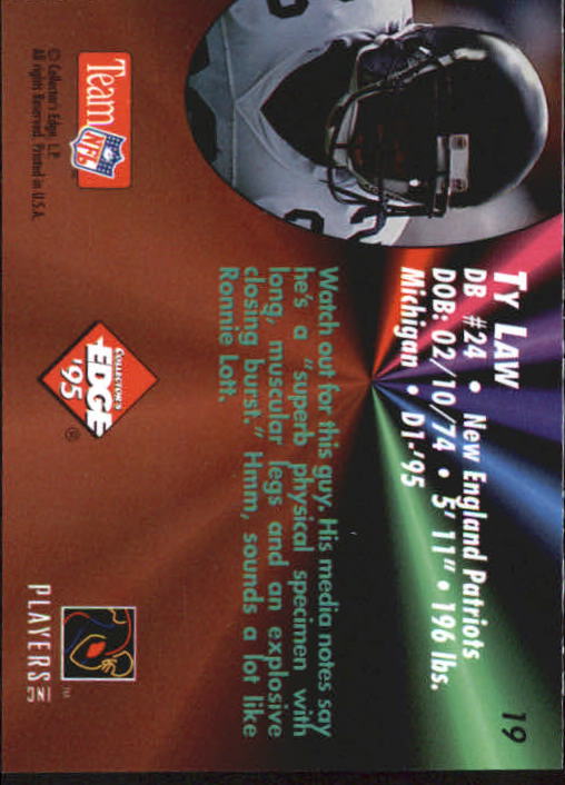 1995 Collector's Edge Football Card Pick (Inserts)