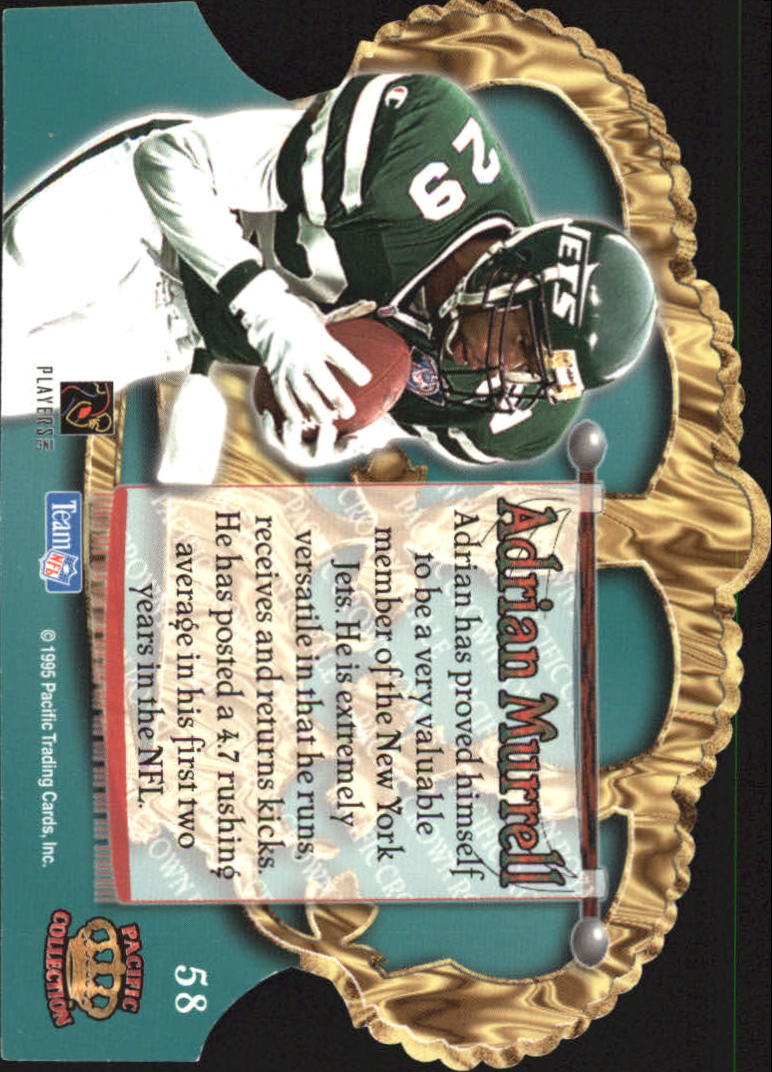 1995 Crown Royale #58 Adrian Murrell back image