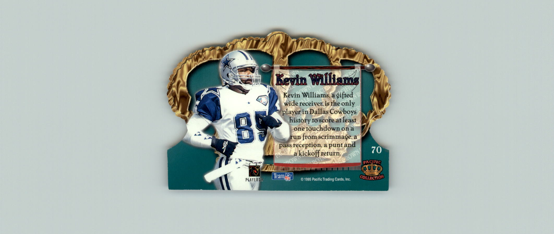 1995 Crown Royale #70 Kevin Williams WR back image