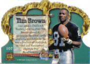 1995 Crown Royale #107 Tim Brown back image