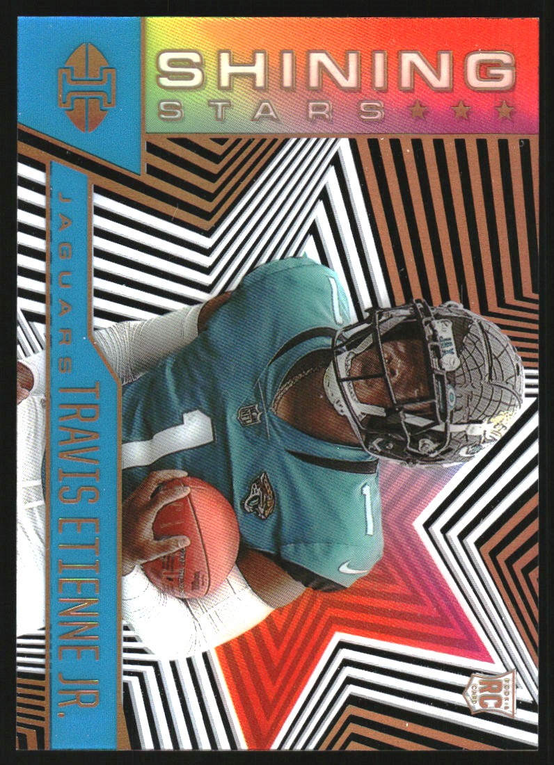2021 Panini Illusions Shining Stars Light Blue #20 Travis Etienne Jr.