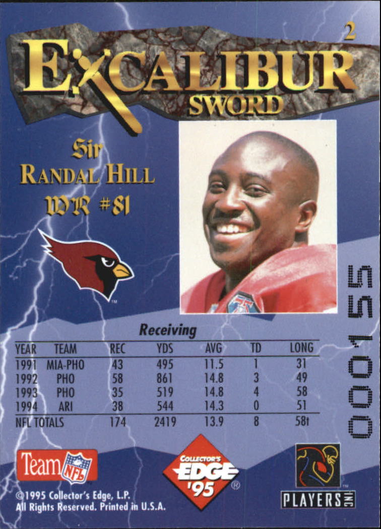A0723- 1995 Excalibur FB Cards 1-150 +Rookies -You Pick- 15+ FREE US SHIP - Picture 5 of 291