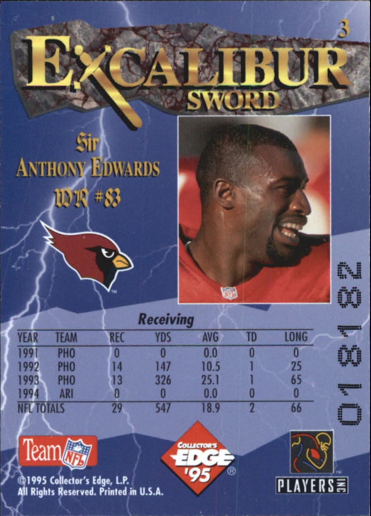 A0723- 1995 Excalibur FB Cards 1-150 +Rookies -You Pick- 15+ FREE US SHIP - Picture 7 of 291
