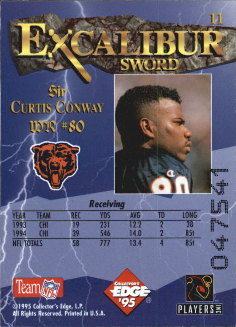 A0723- 1995 Excalibur FB Cards 1-150 +Rookies -You Pick- 15+ FREE US SHIP - Picture 23 of 291
