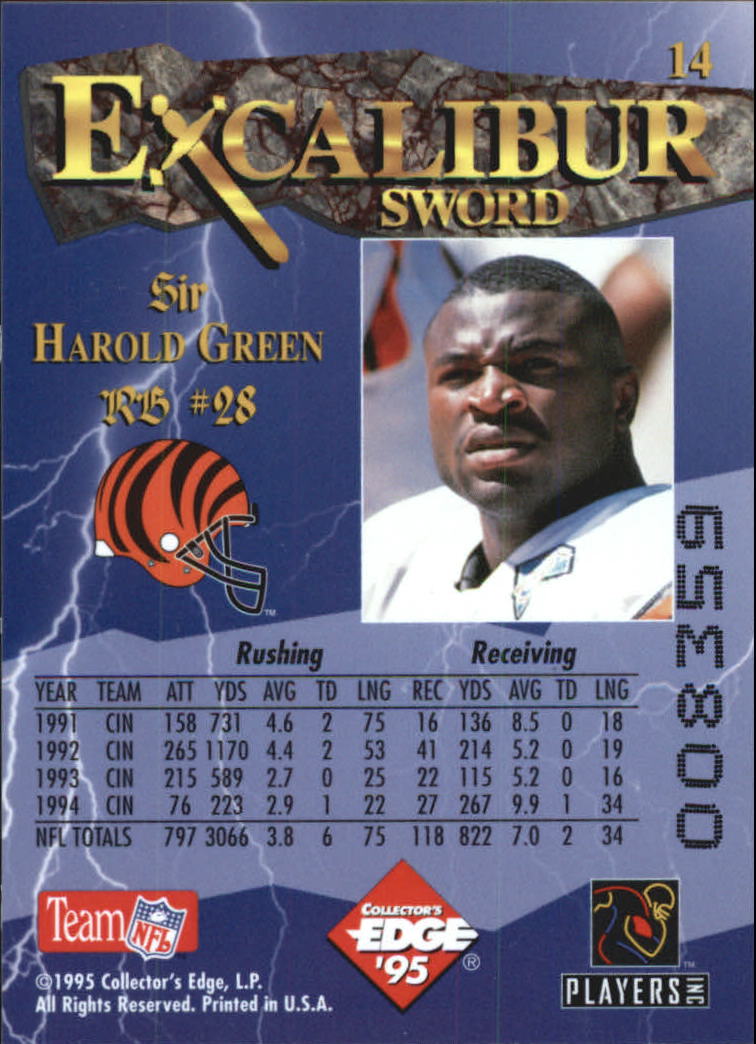 A0723- 1995 Excalibur FB Cards 1-150 +Rookies -You Pick- 15+ FREE US SHIP - Picture 29 of 291