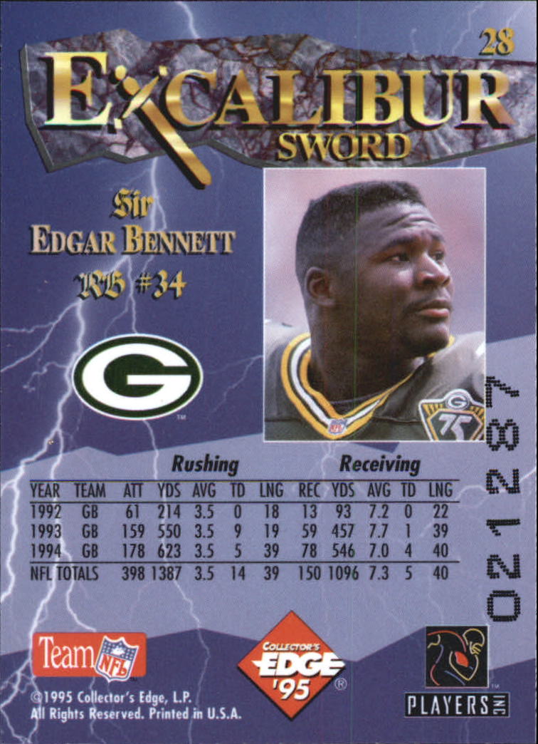 A0723- 1995 Excalibur FB Cards 1-150 +Rookies -You Pick- 15+ FREE US SHIP - Picture 56 of 291