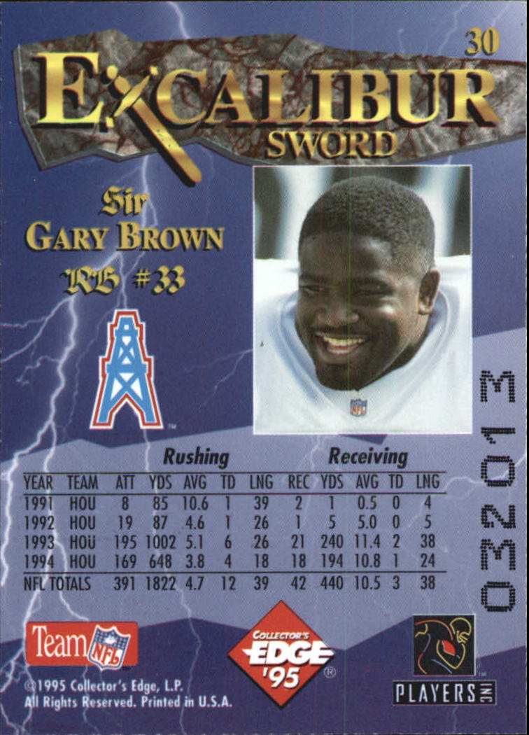 A0723- 1995 Excalibur FB Cards 1-150 +Rookies -You Pick- 15+ FREE US SHIP - Picture 60 of 291