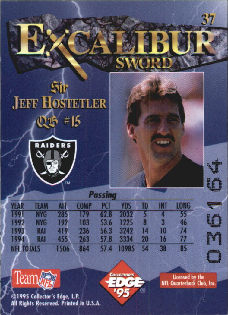 A0723- 1995 Excalibur FB Cards 1-150 +Rookies -You Pick- 15+ FREE US SHIP - Picture 74 of 291