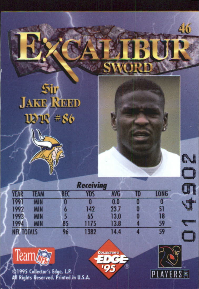 A0723- 1995 Excalibur FB Cards 1-150 +Rookies -You Pick- 15+ FREE US SHIP - Picture 92 of 291