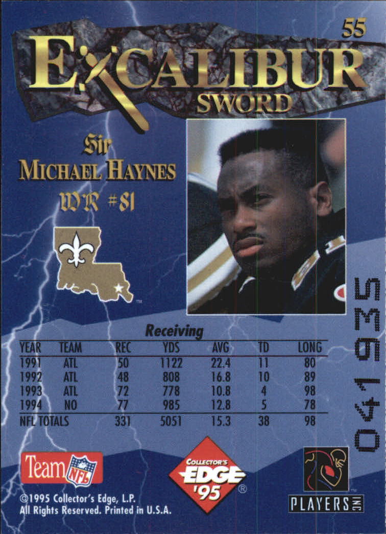 A0723- 1995 Excalibur FB Cards 1-150 +Rookies -You Pick- 15+ FREE US SHIP - Picture 108 of 291