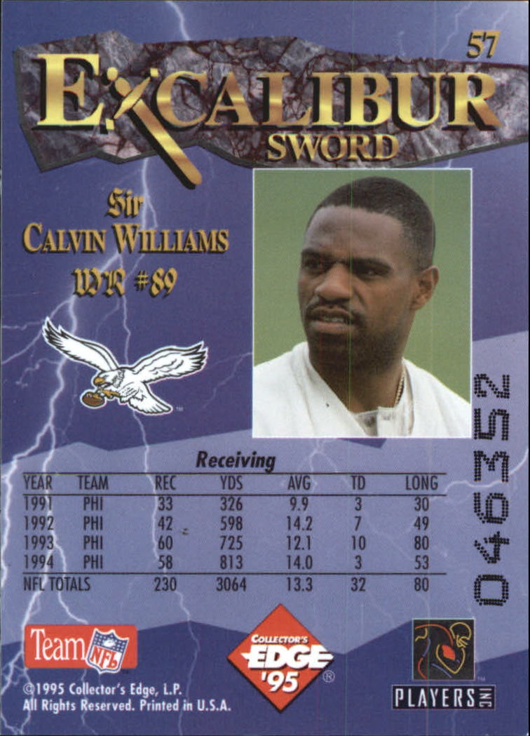 A0723- 1995 Excalibur FB Cards 1-150 +Rookies -You Pick- 15+ FREE US SHIP - Picture 112 of 291