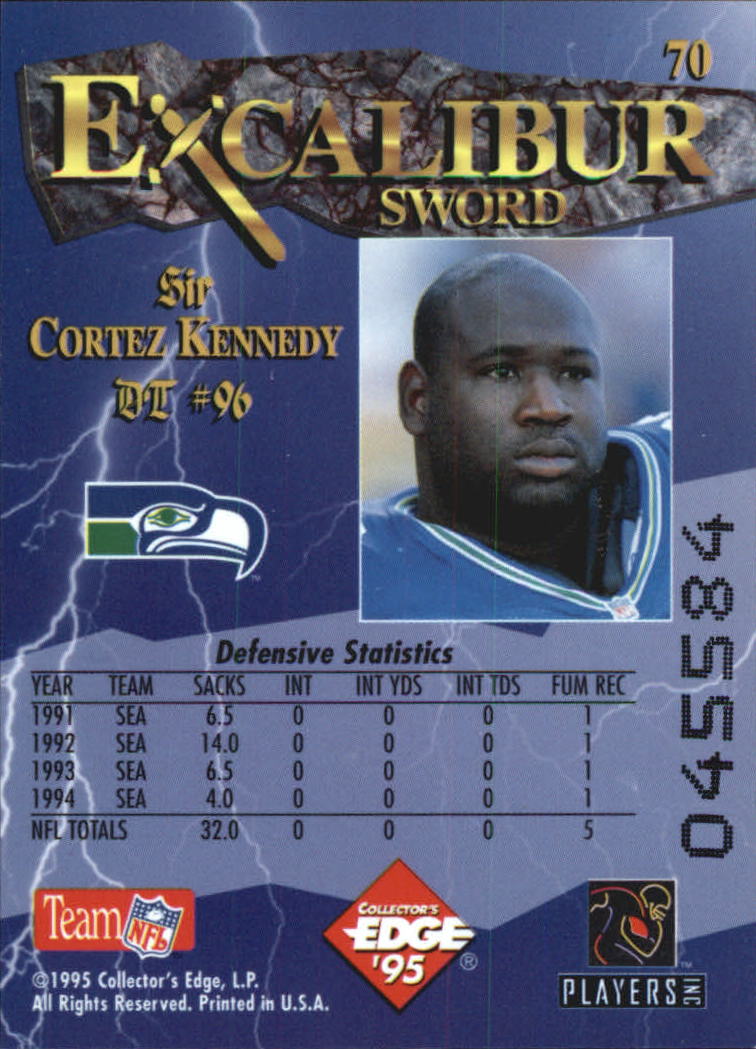 A0723- 1995 Excalibur FB Cards 1-150 +Rookies -You Pick- 15+ FREE US SHIP - Picture 138 of 291