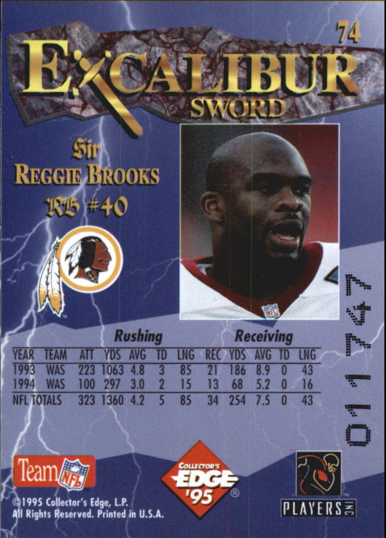 A0723- 1995 Excalibur FB Cards 1-150 +Rookies -You Pick- 15+ FREE US SHIP - Picture 146 of 291