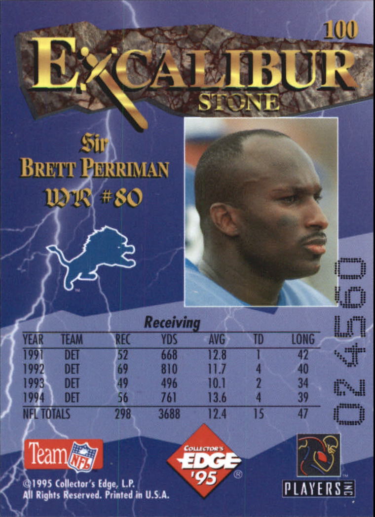A0723- 1995 Excalibur FB Cards 1-150 +Rookies -You Pick- 15+ FREE US SHIP - Picture 194 of 291
