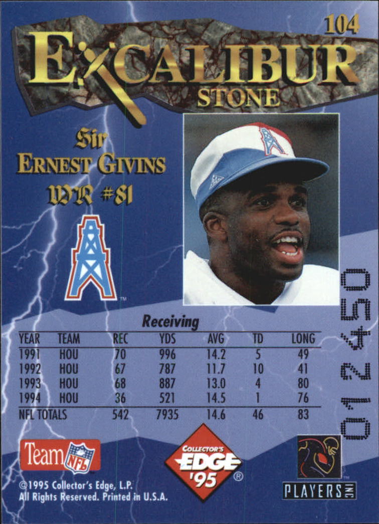 A0723- 1995 Excalibur FB Cards 1-150 +Rookies -You Pick- 15+ FREE US SHIP - Picture 202 of 291