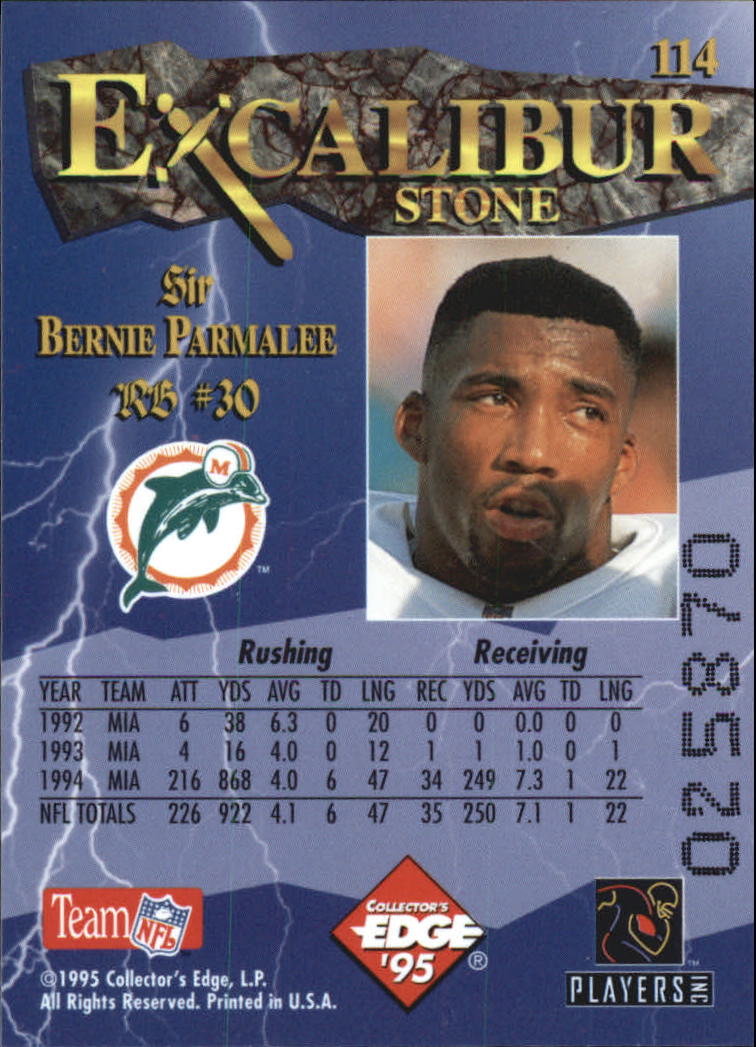 A0723- 1995 Excalibur FB Cards 1-150 +Rookies -You Pick- 15+ FREE US SHIP - Picture 222 of 291