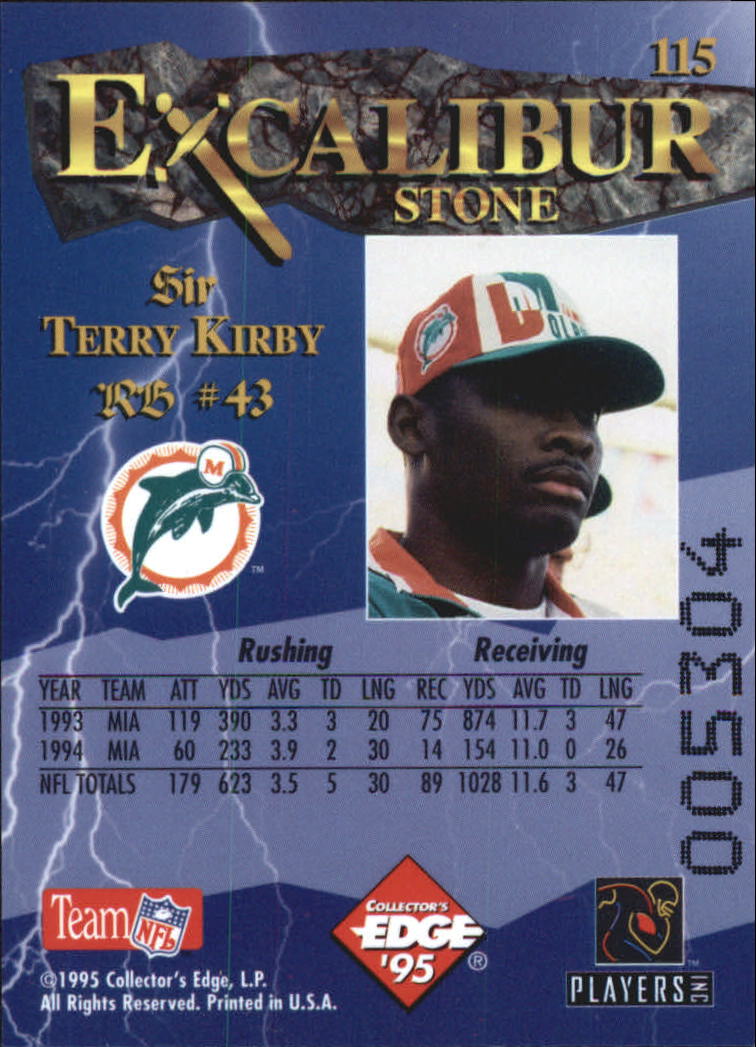 A0723- 1995 Excalibur FB Cards 1-150 +Rookies -You Pick- 15+ FREE US SHIP - Picture 224 of 291