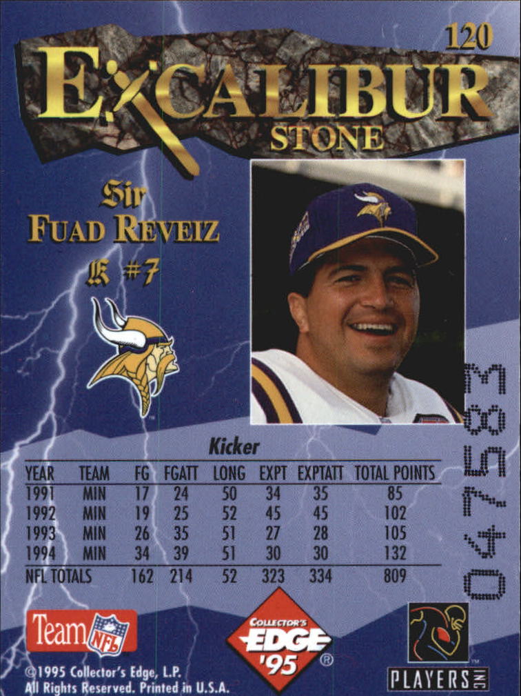 A0723- 1995 Excalibur FB Cards 1-150 +Rookies -You Pick- 15+ FREE US SHIP - Picture 232 of 291