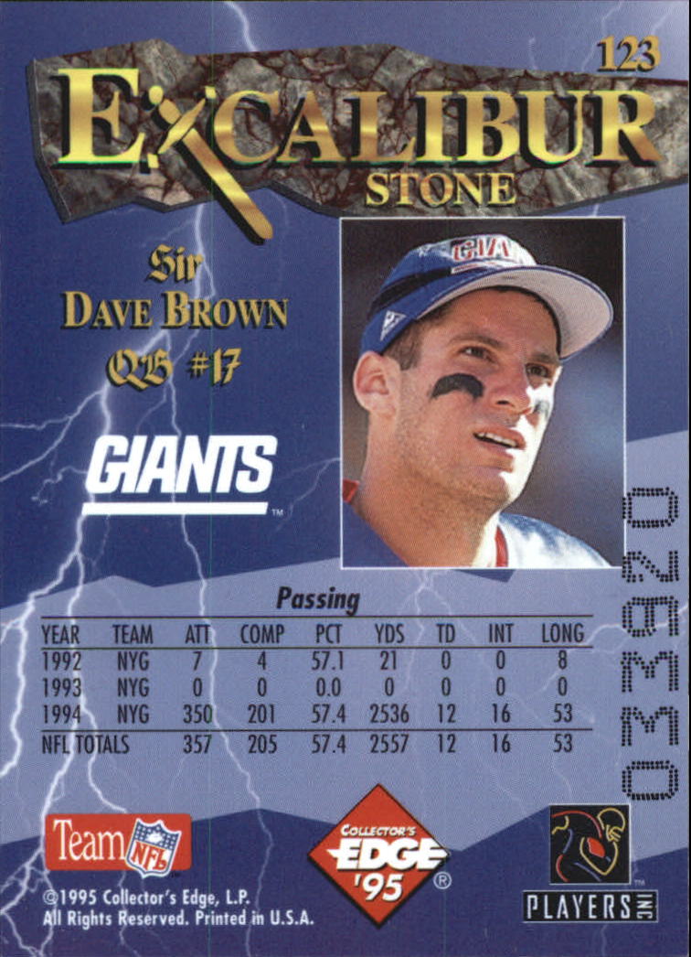 A0723- 1995 Excalibur FB Cards 1-150 +Rookies -You Pick- 15+ FREE US SHIP - Picture 238 of 291