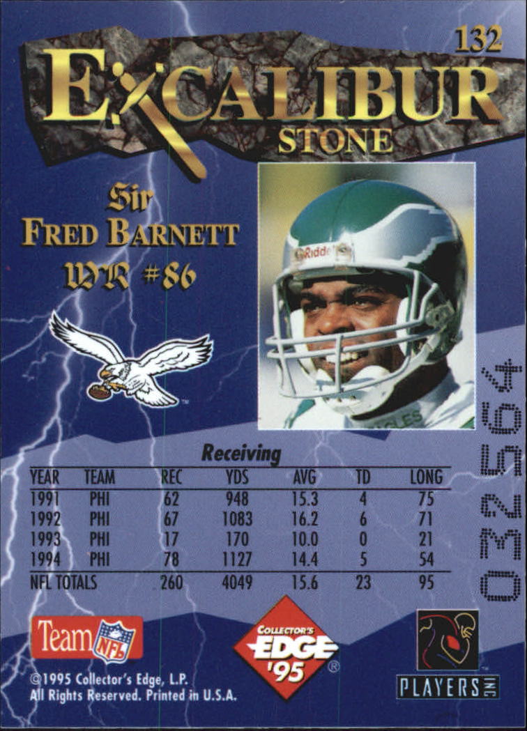 A0723- 1995 Excalibur FB Cards 1-150 +Rookies -You Pick- 15+ FREE US SHIP - Picture 255 of 291