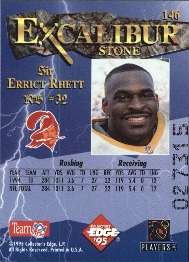 A0723- 1995 Excalibur FB Cards 1-150 +Rookies -You Pick- 15+ FREE US SHIP - Picture 283 of 291