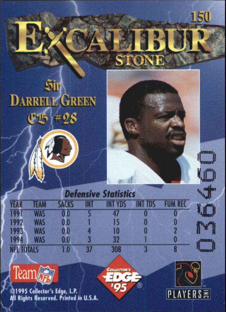A0723- 1995 Excalibur FB Cards 1-150 +Rookies -You Pick- 15+ FREE US SHIP - Picture 291 of 291