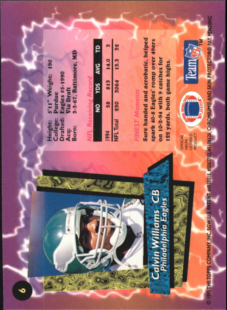 B1941- 1995 Finest Football Card #s 1-200 +Rookies -You Pick- 15+ FREE US SHIP - Picture 9 of 345