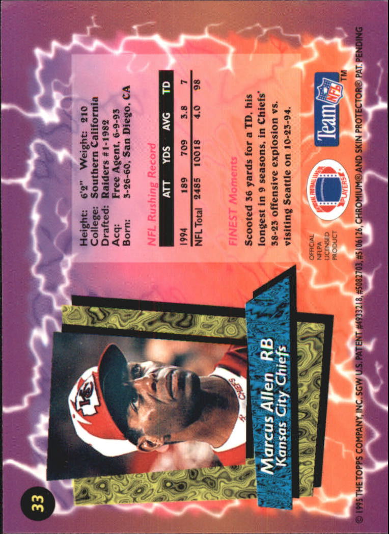B1941- 1995 Finest Football Card #s 1-200 +Rookies -You Pick- 15+ FREE US SHIP - Picture 57 of 345