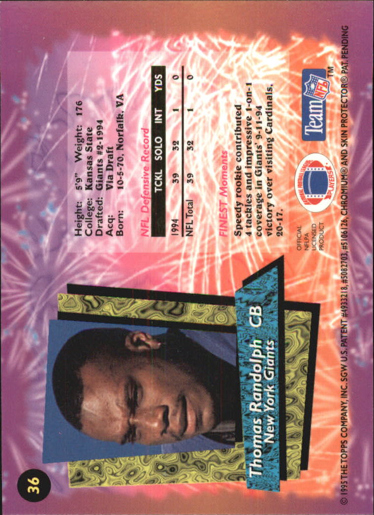 B1941- 1995 Finest Football Card #s 1-200 +Rookies -You Pick- 15+ FREE US SHIP - Picture 63 of 345