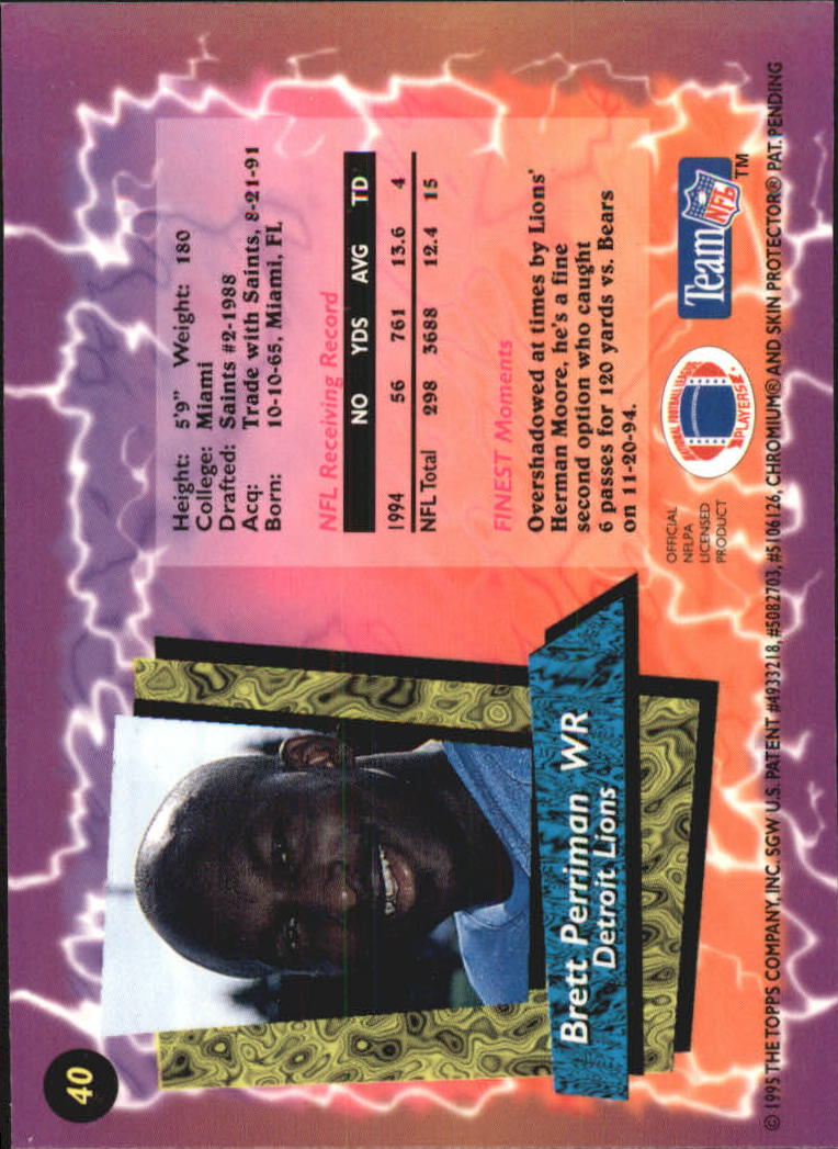 B1941- 1995 Finest Football Card #s 1-200 +Rookies -You Pick- 15+ FREE US SHIP - Picture 71 of 345