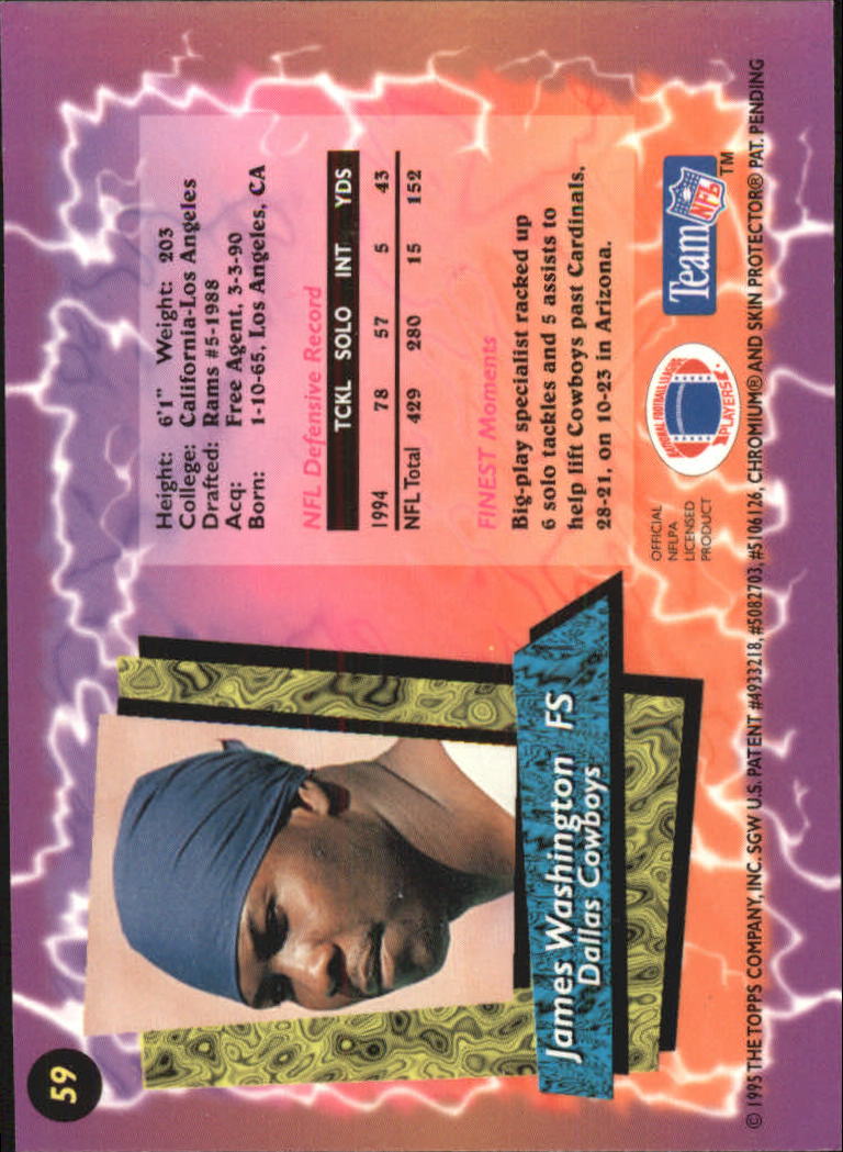 B1941- 1995 Finest Football Card #s 1-200 +Rookies -You Pick- 15+ FREE US SHIP - Picture 101 of 345