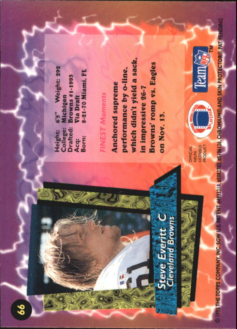 B1941- 1995 Finest Football Card #s 1-200 +Rookies -You Pick- 15+ FREE US SHIP - Picture 113 of 345