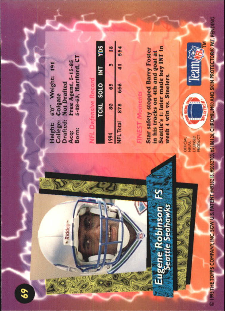 B1941- 1995 Finest Football Card #s 1-200 +Rookies -You Pick- 15+ FREE US SHIP - Picture 117 of 345
