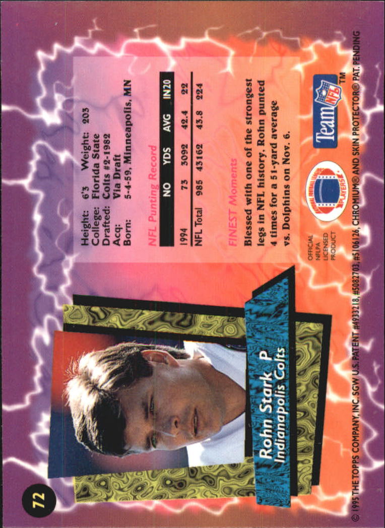 B1941- 1995 Finest Football Card #s 1-200 +Rookies -You Pick- 15+ FREE US SHIP - Picture 123 of 345