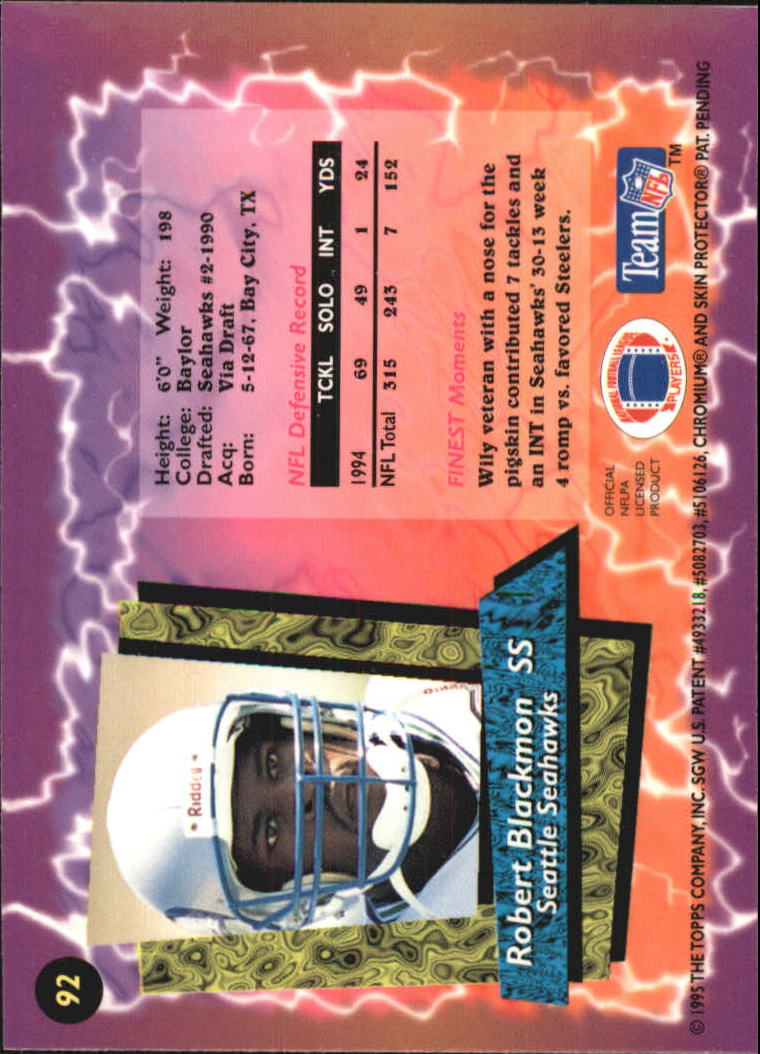 B1941- 1995 Finest Football Card #s 1-200 +Rookies -You Pick- 15+ FREE US SHIP - Picture 155 of 345