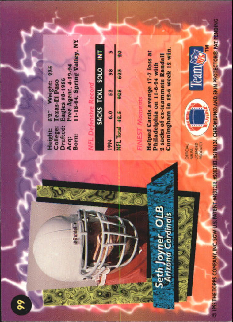 B1941- 1995 Finest Football Card #s 1-200 +Rookies -You Pick- 15+ FREE US SHIP - Picture 169 of 345