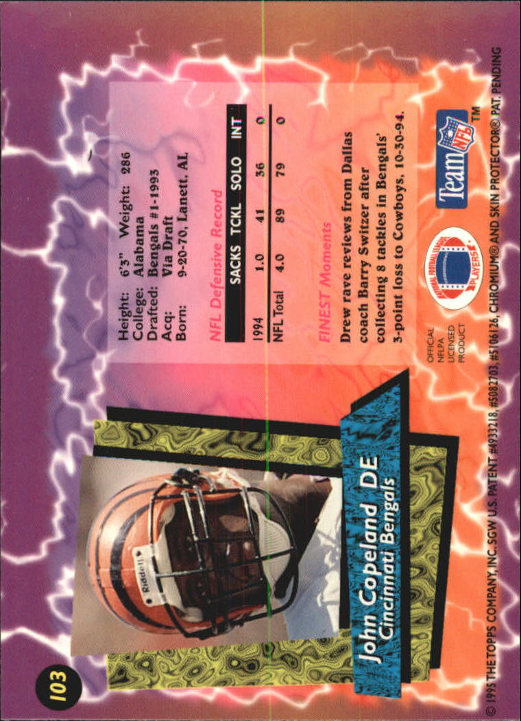 B1941- 1995 Finest Football Card #s 1-200 +Rookies -You Pick- 15+ FREE US SHIP - Picture 175 of 345