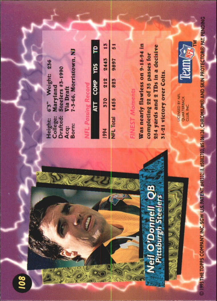 B1941- 1995 Finest Football Card #s 1-200 +Rookies -You Pick- 15+ FREE US SHIP - Picture 183 of 345