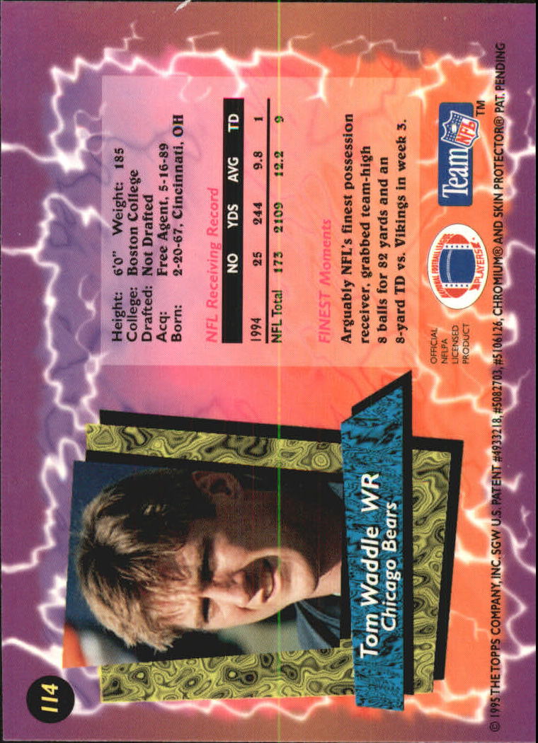 B1941- 1995 Finest Football Card #s 1-200 +Rookies -You Pick- 15+ FREE US SHIP - Picture 195 of 345