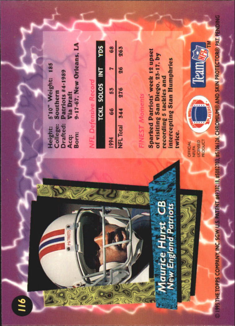 B1941- 1995 Finest Football Card #s 1-200 +Rookies -You Pick- 15+ FREE US SHIP - Picture 199 of 345