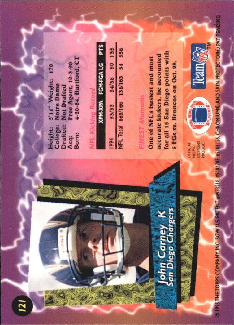 B1941- 1995 Finest Football Card #s 1-200 +Rookies -You Pick- 15+ FREE US SHIP - Picture 209 of 345