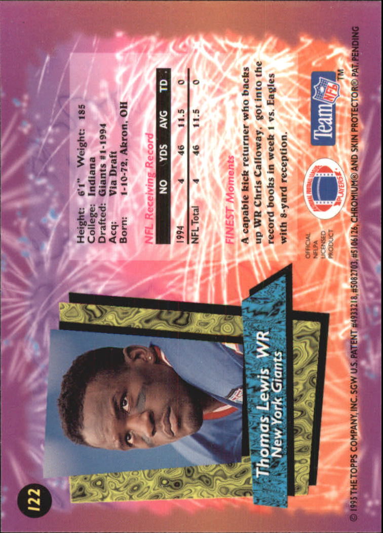 B1941- 1995 Finest Football Card #s 1-200 +Rookies -You Pick- 15+ FREE US SHIP - Picture 211 of 345