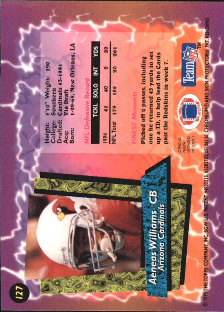 B1941- 1995 Finest Football Card #s 1-200 +Rookies -You Pick- 15+ FREE US SHIP - Picture 219 of 345