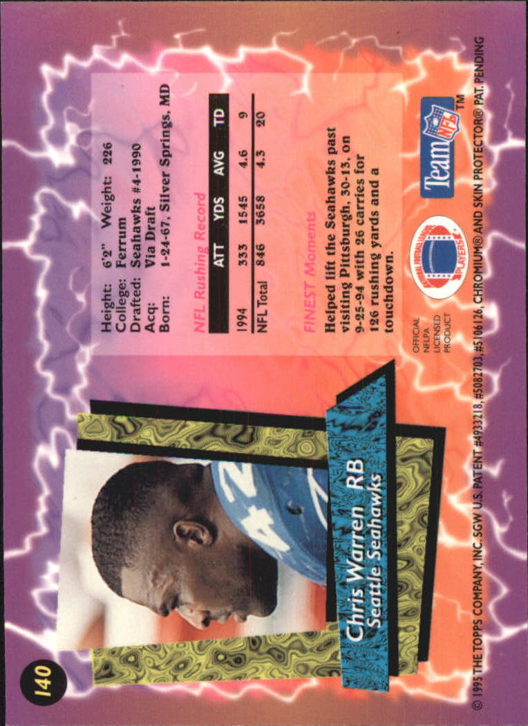 B1941- 1995 Finest Football Card #s 1-200 +Rookies -You Pick- 15+ FREE US SHIP - Picture 238 of 345