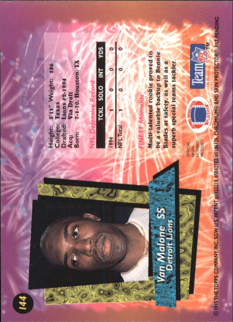 B1941- 1995 Finest Football Card #s 1-200 +Rookies -You Pick- 15+ FREE US SHIP - Picture 246 of 345