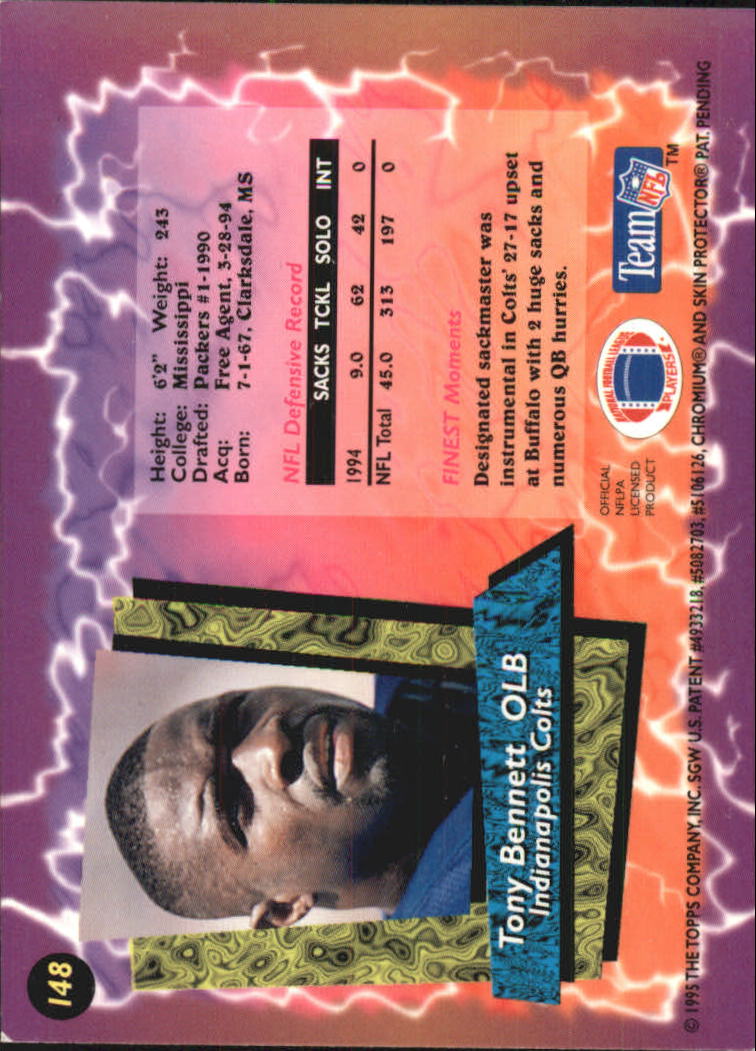 B1941- 1995 Finest Football Card #s 1-200 +Rookies -You Pick- 15+ FREE US SHIP - Picture 252 of 345